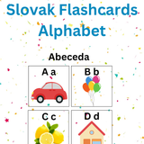 Fun & Engaging Slovak Alphabet Flash Cards (Printable PDF) 🇸🇰📚✨