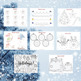 Winter Fun Printable Activity Book for Toddlers & Preschoolers – Instant PDF Download