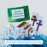 Wooden Clothespins Activity I. & II.